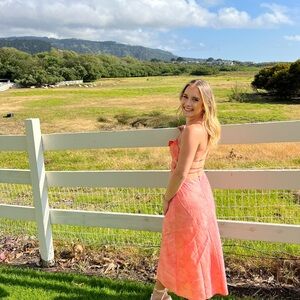 Tularosa Pink Floral Dress